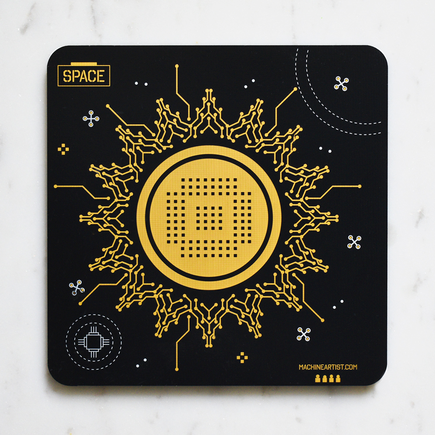 PCB Coasters Space