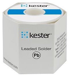 Kester Wire Solder, Sn96.5/Ag3.0/Cu0.5, # 331 Water-Soluble Flux, 1-lb. Roll
